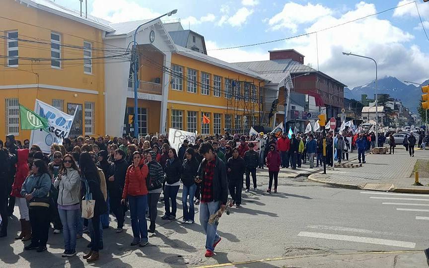 Foto: ATE Prensa Ushuaia.