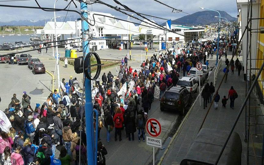 Foto: ATE Prensa Ushuaia.