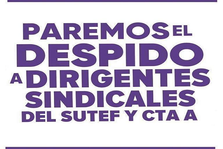 La Justicia Laboral de Tierra del Fuego dispuso el desafuero sindical para los docentes Rene Massa, Alejandro Gómez, Gastón Benítez y Horacio Solís.