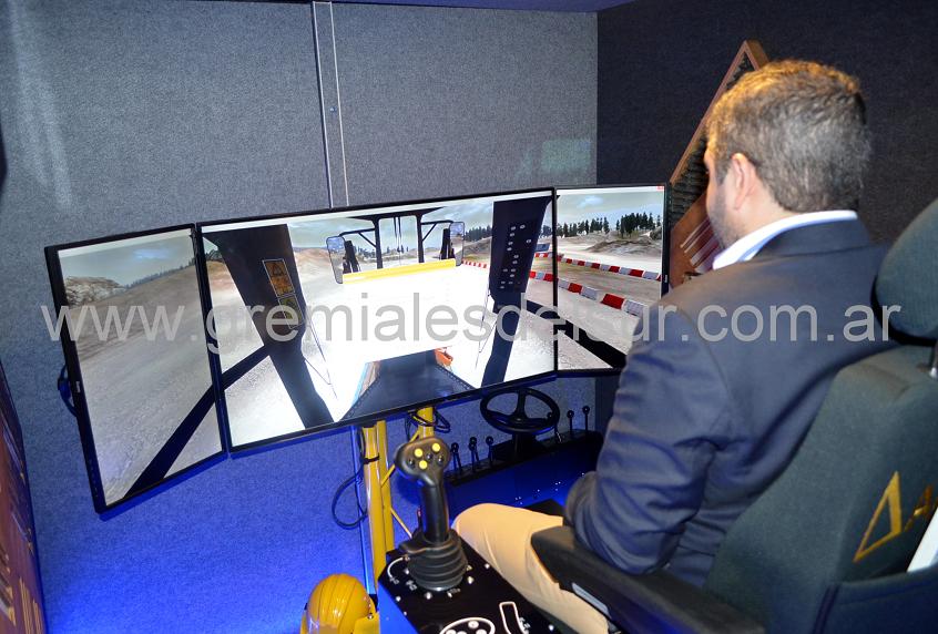 Gastón Natale en el Simulación Móvil.