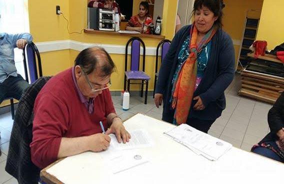 Gustavo Caicheo de Jubilados Tierra de Fuego, candidato a Director para la Obra Social por el sector de los jubilados firmó su renuncia en Río Grande.